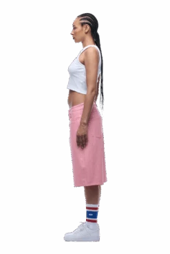 COATED DENIM SHORTS PINK(Coated Denim Shorts Pink) -6pm Season 1337x2005 6PM 0100 2500610 6PM ECOM LOOK 23 0822 min