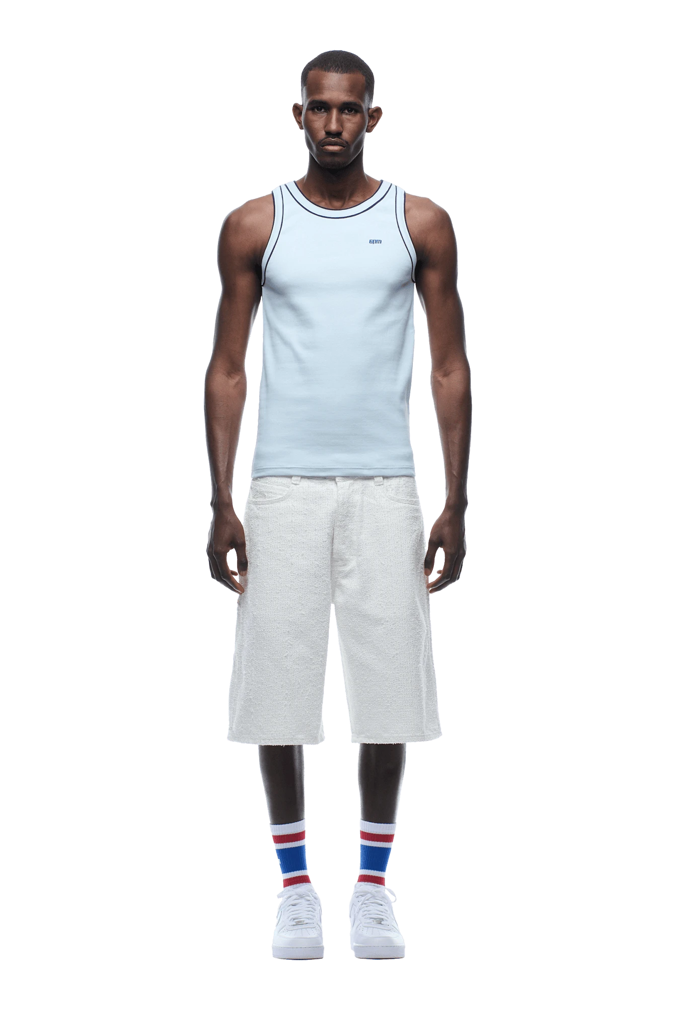 TANKTOP BABY BLUE/WHITE(Tanktop Baby Blue White) 2 TANKTOP BABY BLUE/WHITE(Tanktop Baby Blue White) - Image 2