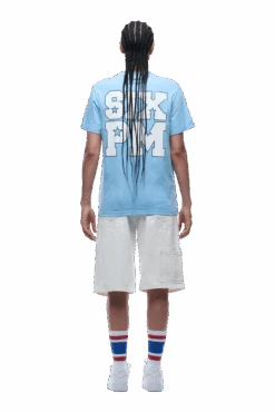 COLLEGE STAR TEE BLUE(College Star Tee Blue) -6pm Season 1337x2005 6PM 0108 2500610 6PM ECOM LOOK 21 0905