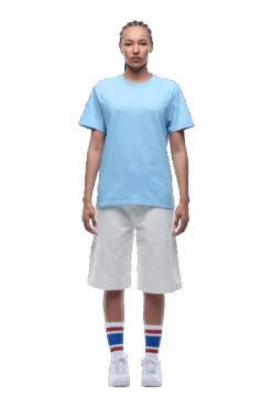 COLLEGE STAR TEE BLUE(College Star Tee Blue) -6pm Season 1337x2005 6PM 0110 2500610 6PM ECOM LOOK 21 0890