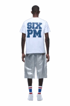 COLLEGE STAR TEE WHITE(College Star Tee White) -6pm Season 1337x2005 6PM 0123 2500610 6PM ECOM LOOK 19 0628