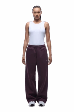 OPEN LEG JOGGER PLUM(Open Leg Jogger Plum) -6pm Season 1337x2005 6PM 0131 250519 6PM ECOM LOOK 31 1490
