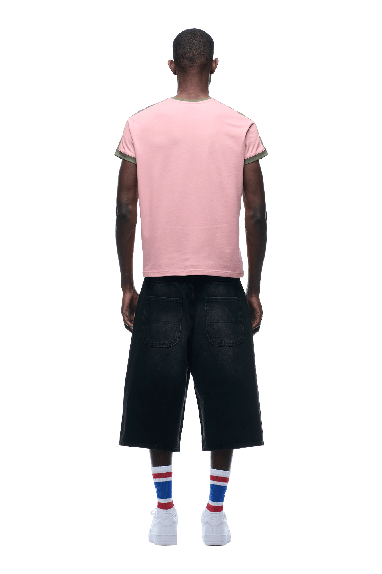 SLIM FIT RINGER TEE PINK(Slim Fit Ringer Tee Pink) 4 SLIM FIT RINGER TEE PINK(Slim Fit Ringer Tee Pink) - Image 4