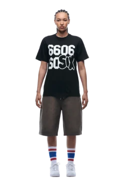 660660 TEE BLACK(660660 Tee Black) -6pm Season 1337x2005 6PM 0191 2500610 6PM ECOM LOOK 7 0349