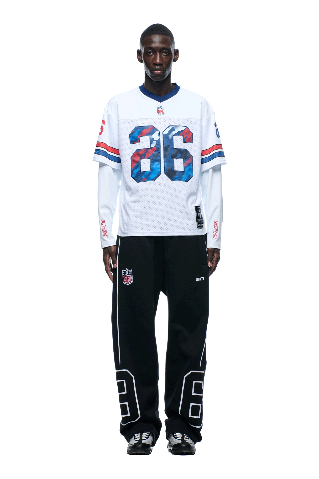 NFL LAYERED MESH LONGSLEEVE WHITE(Nfl Double Longsleeve White) 2 NFL LAYERED MESH LONGSLEEVE WHITE(Nfl Double Longsleeve White) - Image 2