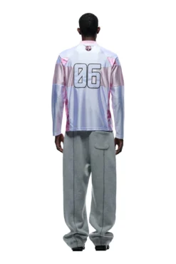 LONGSLEEVE JERSEY WHITE/PINK(Longsleeve Soccer Jersey White Pink) -6pm Season 1337x2005 0008 141124 6PM BF24 LOOK 02 0104