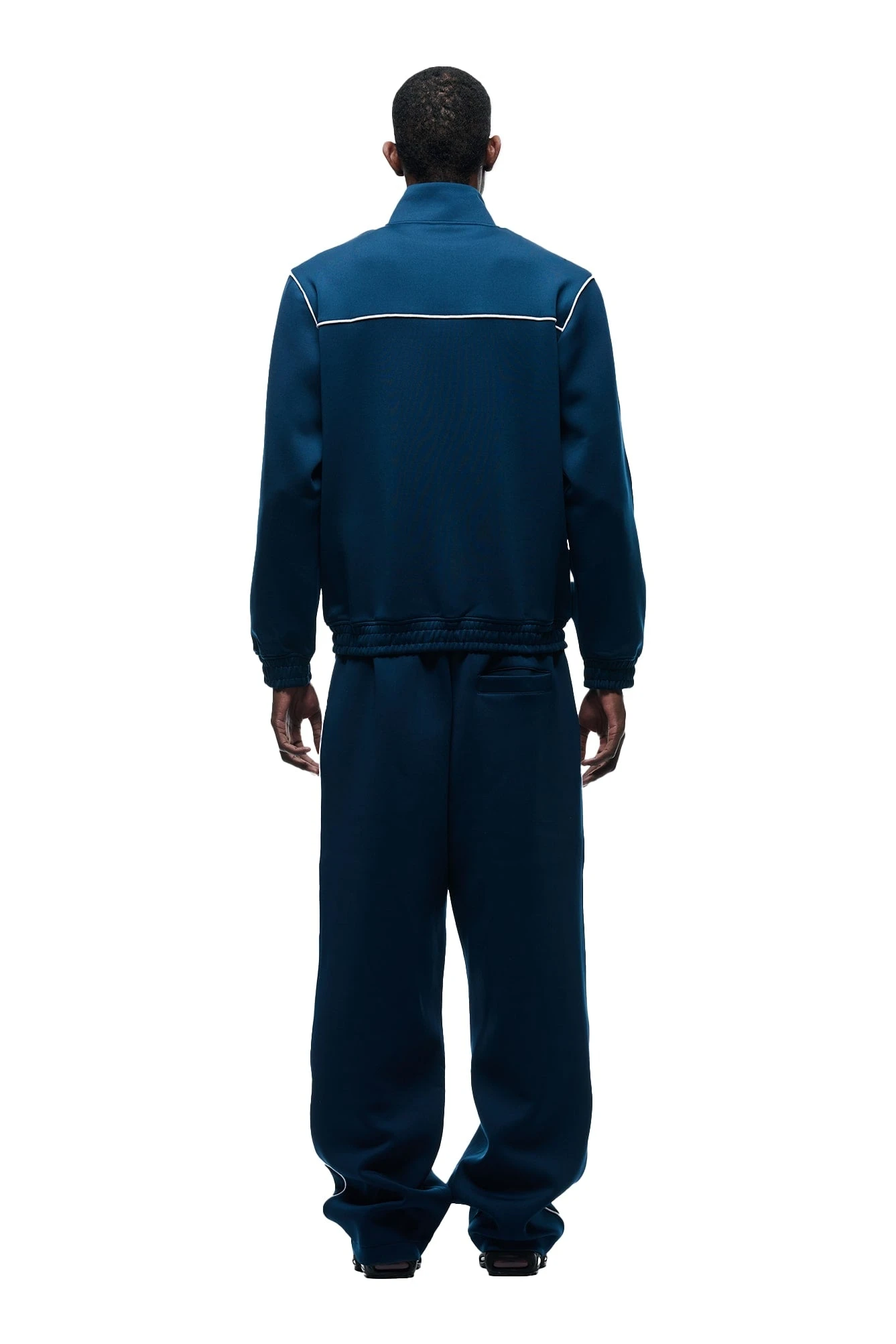 NEOPRENE TRACK JACKET NAVY(Track Jacket Interlock Navy) 3 NEOPRENE TRACK JACKET NAVY(Track Jacket Interlock Navy) - Image 3