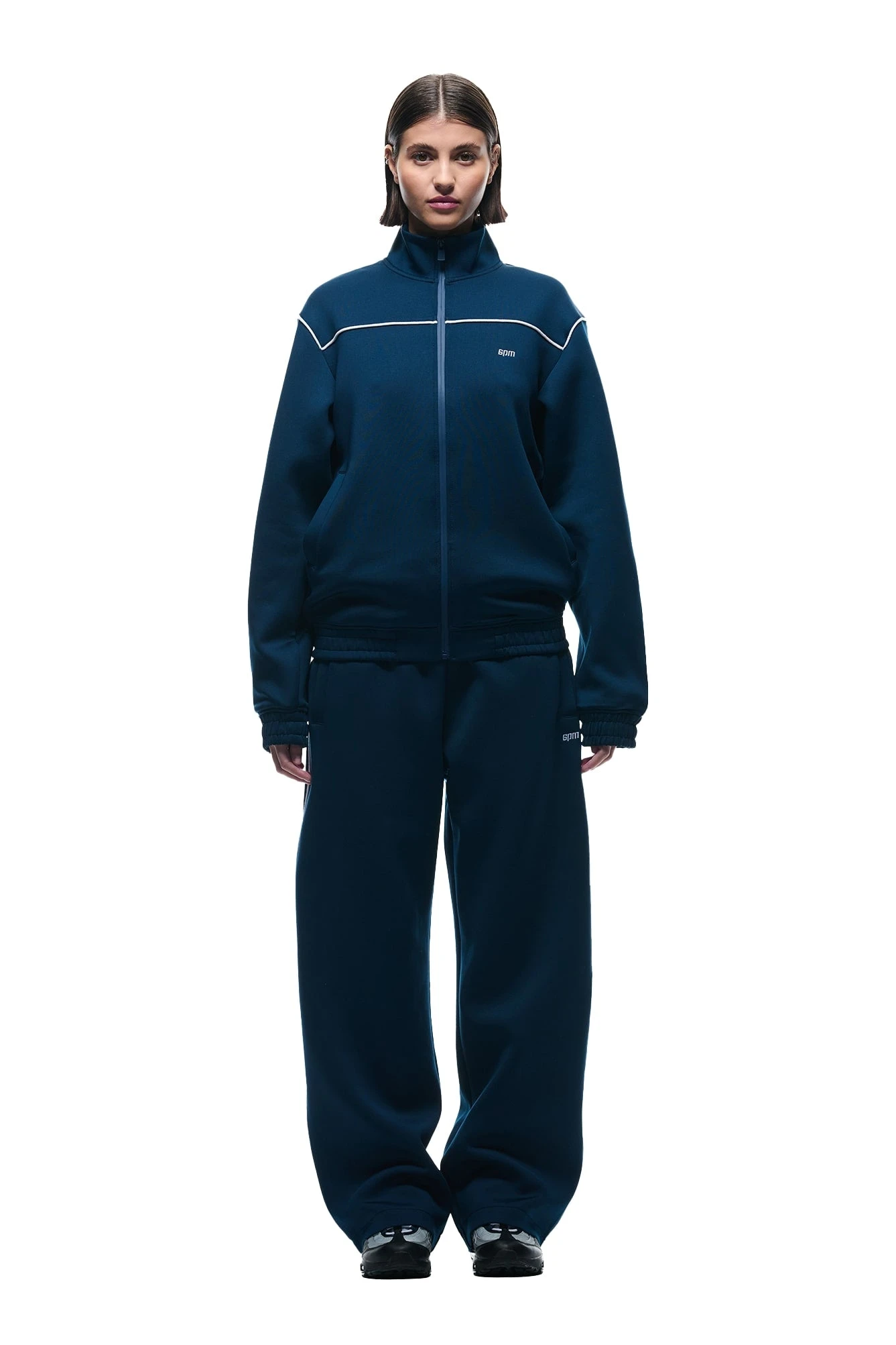 NEOPRENE TRACK JACKET NAVY(Track Jacket Interlock Navy) 4 NEOPRENE TRACK JACKET NAVY(Track Jacket Interlock Navy) - Image 4