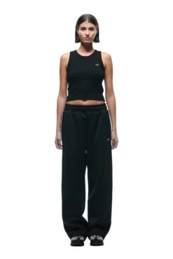 NEOPRENE TRACK PANTS BLACK(Track Pants Interlock Black) -6pm Season 1337x2005 0063 141124 6PM BF24 LOOK 11 0718
