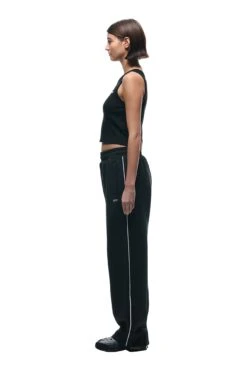 NEOPRENE TRACK PANTS BLACK(Track Pants Interlock Black) -6pm Season 1337x2005 0064 141124 6PM BF24 LOOK 11 0727