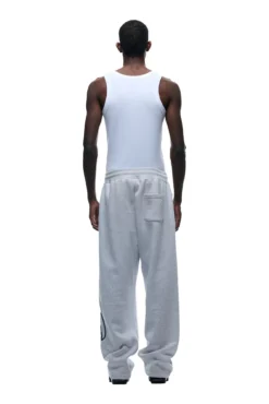 WAVE LOGO OPEN LEG LIGHT GREY(Open Leg Jogger With Wave Logo Light Grey) -6pm Season 1337x2005 0071 141124 6PM BF24 LOOK 12 0860