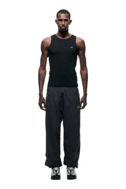 CRINKLE TRACK PANTS IRON GREY(Crinkle Track Pants Iron Grey)