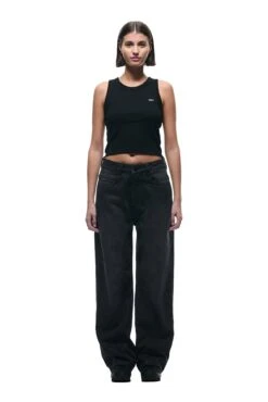 CENTER SEAM DENIM PURPLE OVERDYE(Regular Denim Seams Black Denim Rose Overdye) -6pm Season 1337x2005 0144 141124 6PM BF24 LOOK 25 1228