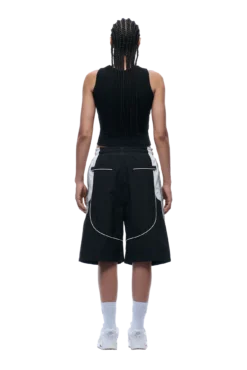 BAGGY WARM UP SHORTS BLACK(Baggy Warm Up Track Shorts Black) 13 BAGGY WARM UP SHORTS BLACK(Baggy Warm Up Track Shorts Black) -6pm Season 1337x2005 px 6PM 0000 250630 6PM ECOM LOOK 09 1921 min