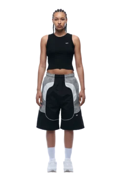 BAGGY WARM UP SHORTS BLACK(Baggy Warm Up Track Shorts Black) 11 BAGGY WARM UP SHORTS BLACK(Baggy Warm Up Track Shorts Black) -6pm Season 1337x2005 px 6PM 0002 250630 6PM ECOM LOOK 09 1902 min