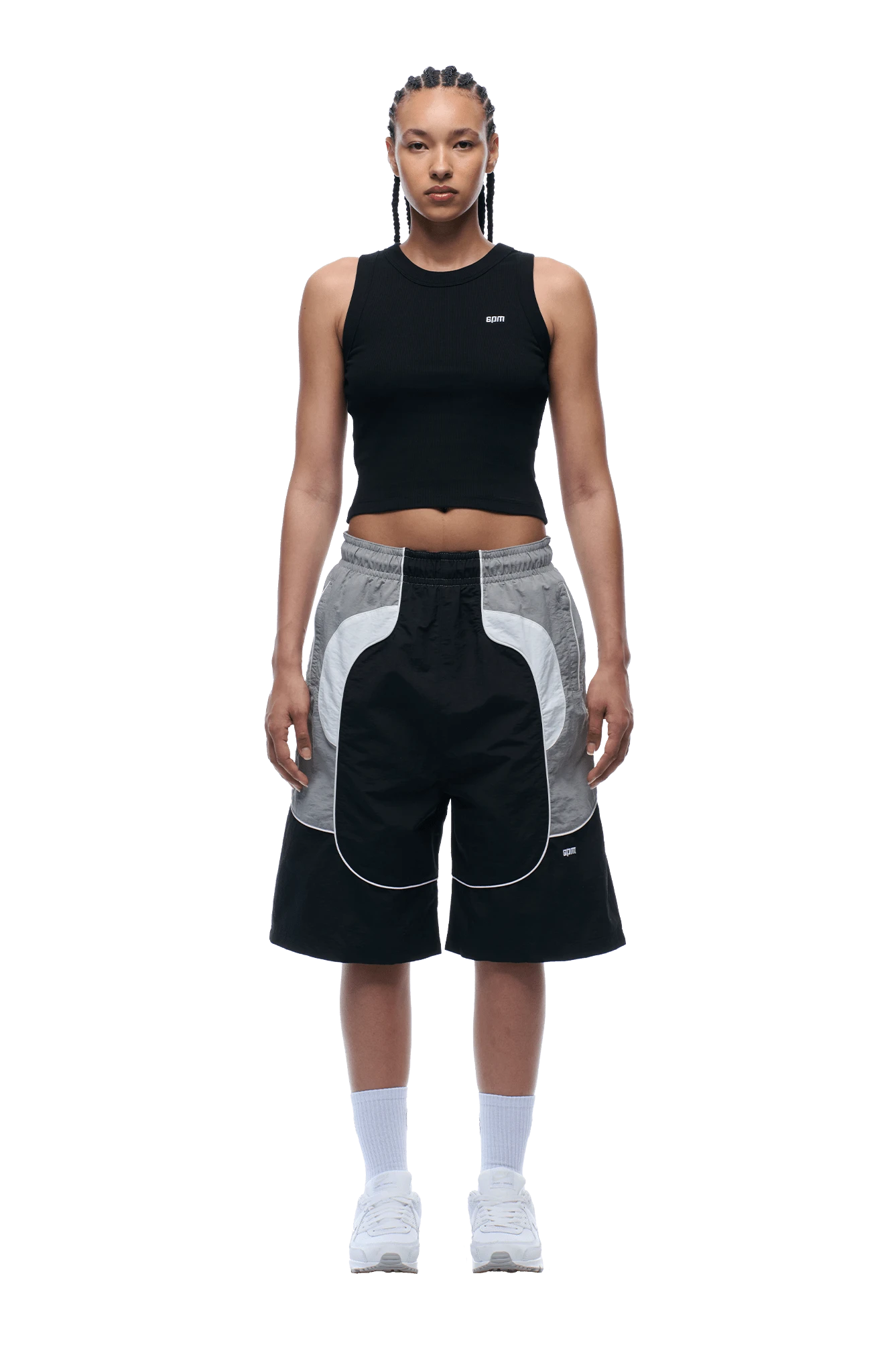 BAGGY WARM UP SHORTS BLACK(Baggy Warm Up Track Shorts Black) 5 BAGGY WARM UP SHORTS BLACK(Baggy Warm Up Track Shorts Black) - Image 5