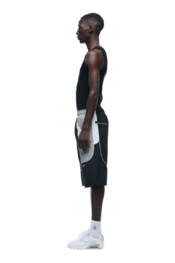 BAGGY WARM UP SHORTS BLACK(Baggy Warm Up Track Shorts Black) 9 BAGGY WARM UP SHORTS BLACK(Baggy Warm Up Track Shorts Black) -6pm Season 1337x2005 px 6PM 0004 250630 6PM ECOM LOOK 09 1886 min