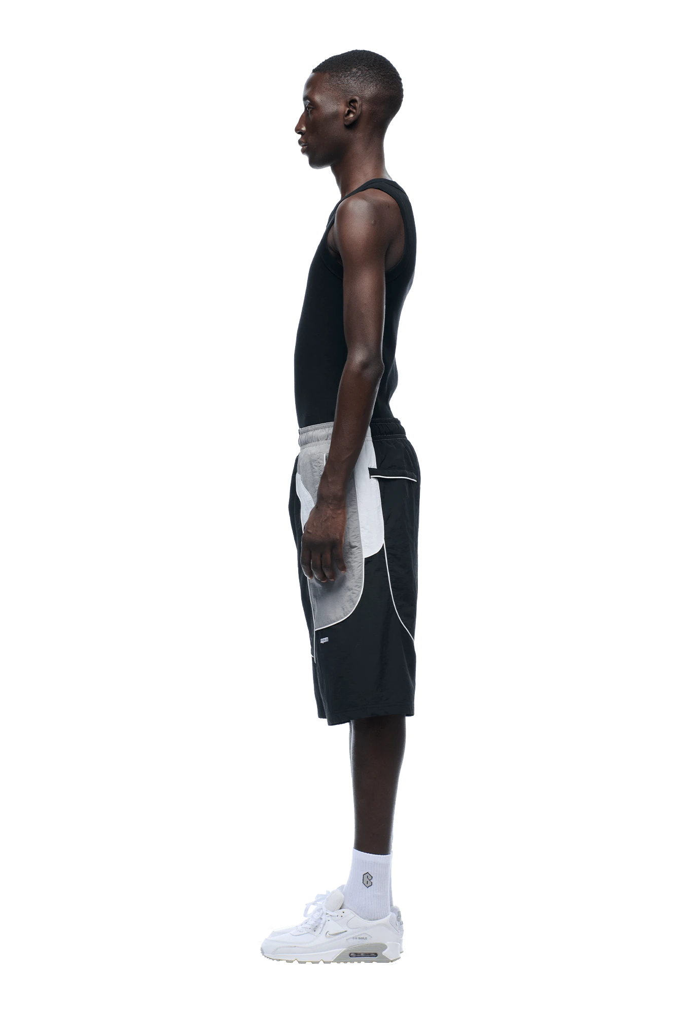 BAGGY WARM UP SHORTS BLACK(Baggy Warm Up Track Shorts Black) 3 BAGGY WARM UP SHORTS BLACK(Baggy Warm Up Track Shorts Black) - Image 3