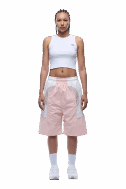 BAGGY WARM UP SHORTS PINK(Baggy Warm Up Track Shorts Pink) -6pm Season 1337x2005 px 6PM 0008 250630 6PM ECOM LOOK 08 1849 min
