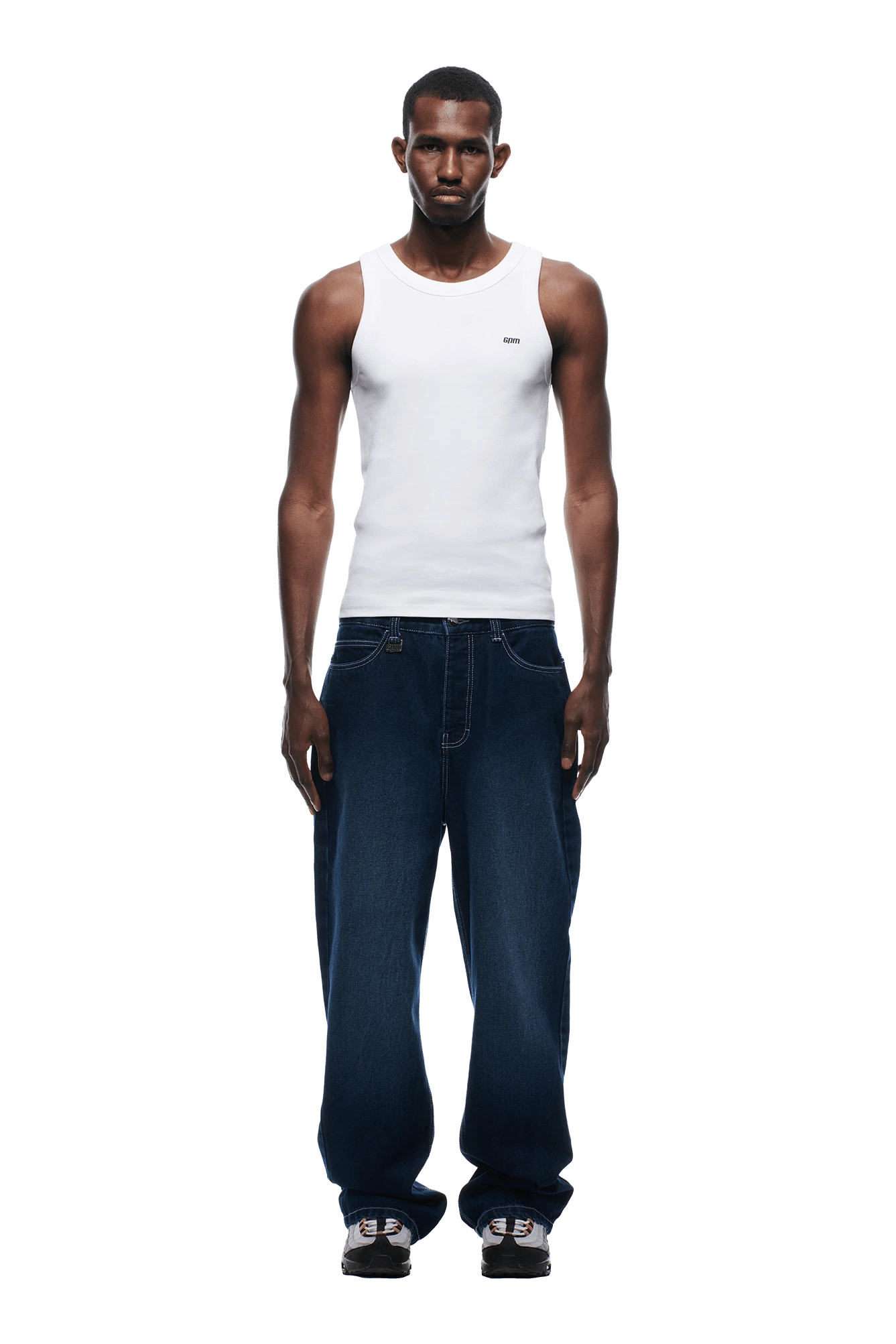 SCRIPT LOGO DENIM WASHED DARK BLUE(Script Logo Denim Washed Dark Blue) 1 SCRIPT LOGO DENIM WASHED DARK BLUE(Script Logo Denim Washed Dark Blue)