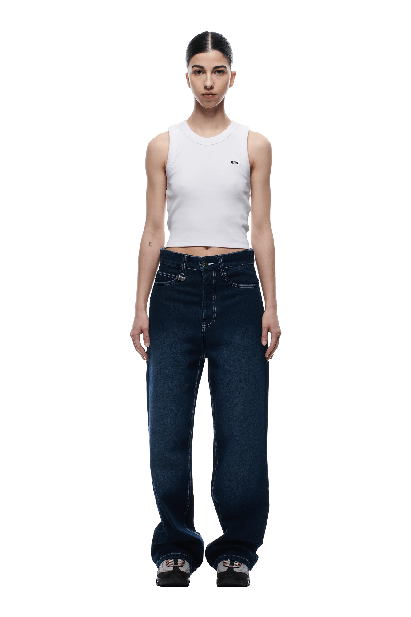 SCRIPT LOGO DENIM WASHED DARK BLUE(Script Logo Denim Washed Dark Blue) 4 SCRIPT LOGO DENIM WASHED DARK BLUE(Script Logo Denim Washed Dark Blue) - Image 4