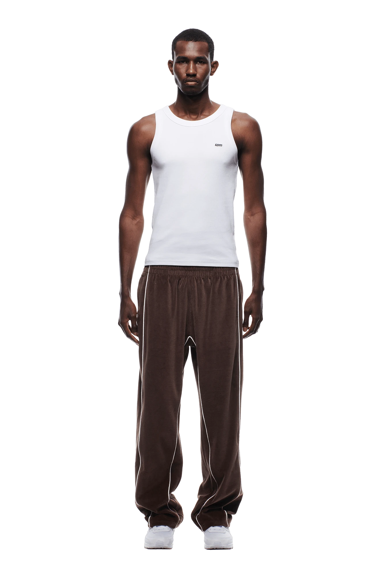 VELOURS TRACK PANT CHOCOLATE BROWN(Velours Track Pant Chocolate Brown) 1 VELOURS TRACK PANT CHOCOLATE BROWN(Velours Track Pant Chocolate Brown)