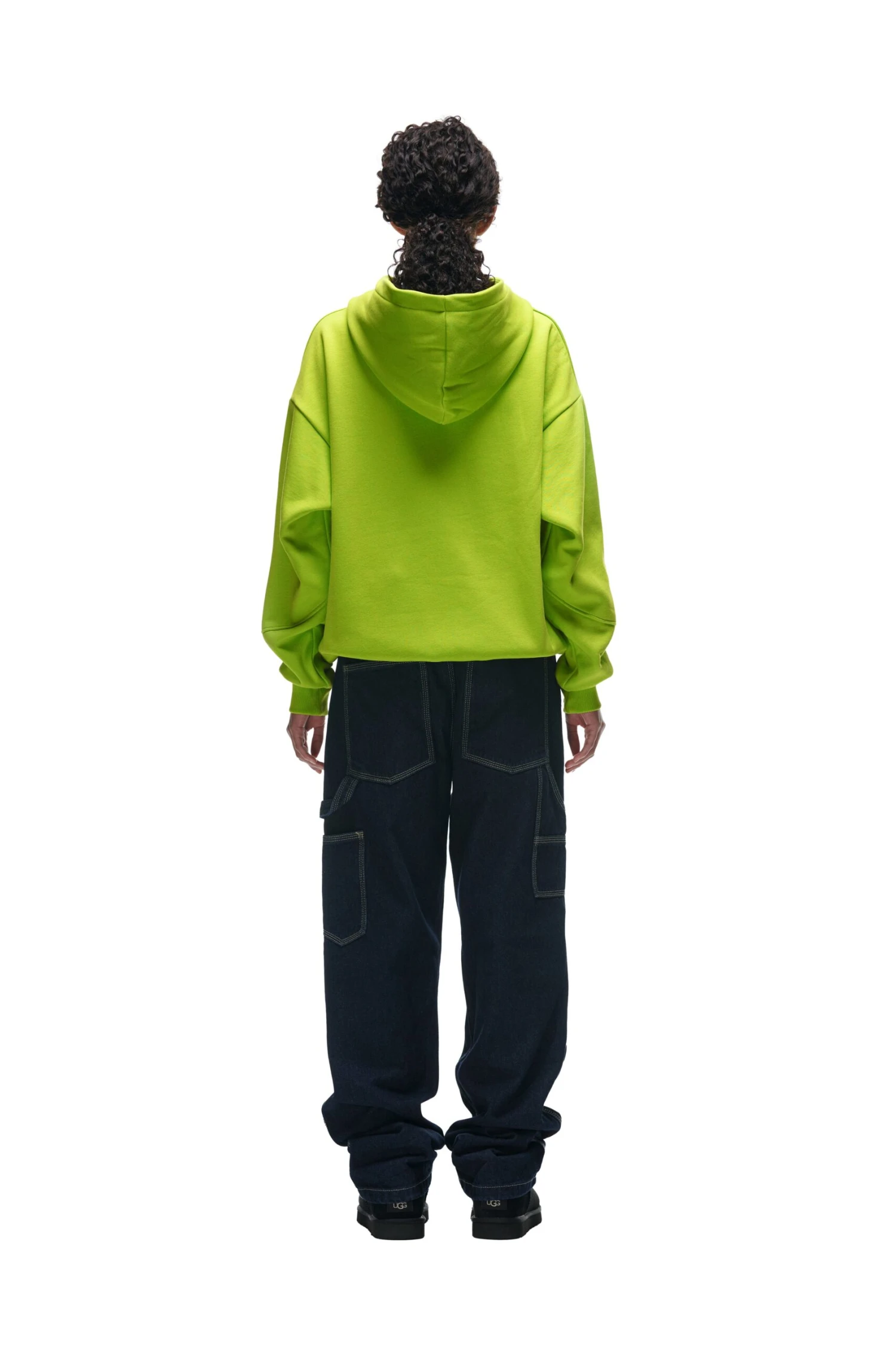 DOUBLE HOODIE LIME(Double Hoodie Lime) 6 DOUBLE HOODIE LIME(Double Hoodie Lime) - Image 6