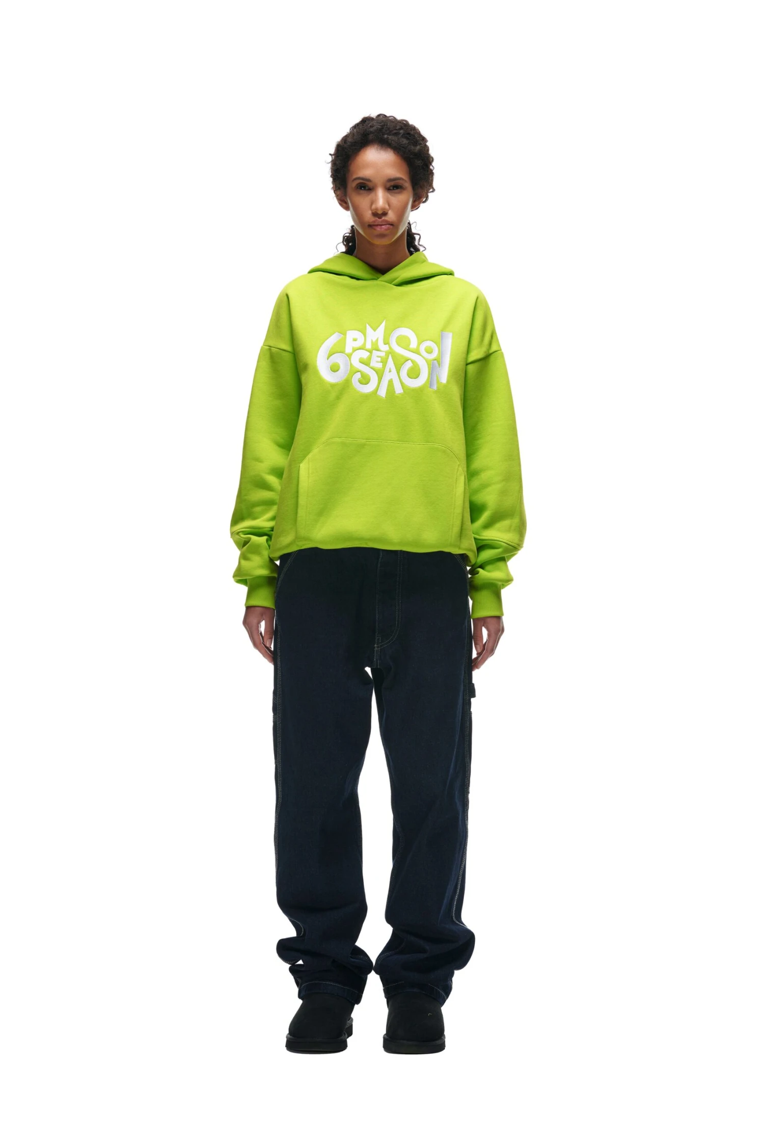DOUBLE HOODIE LIME(Double Hoodie Lime) 4 DOUBLE HOODIE LIME(Double Hoodie Lime) - Image 4