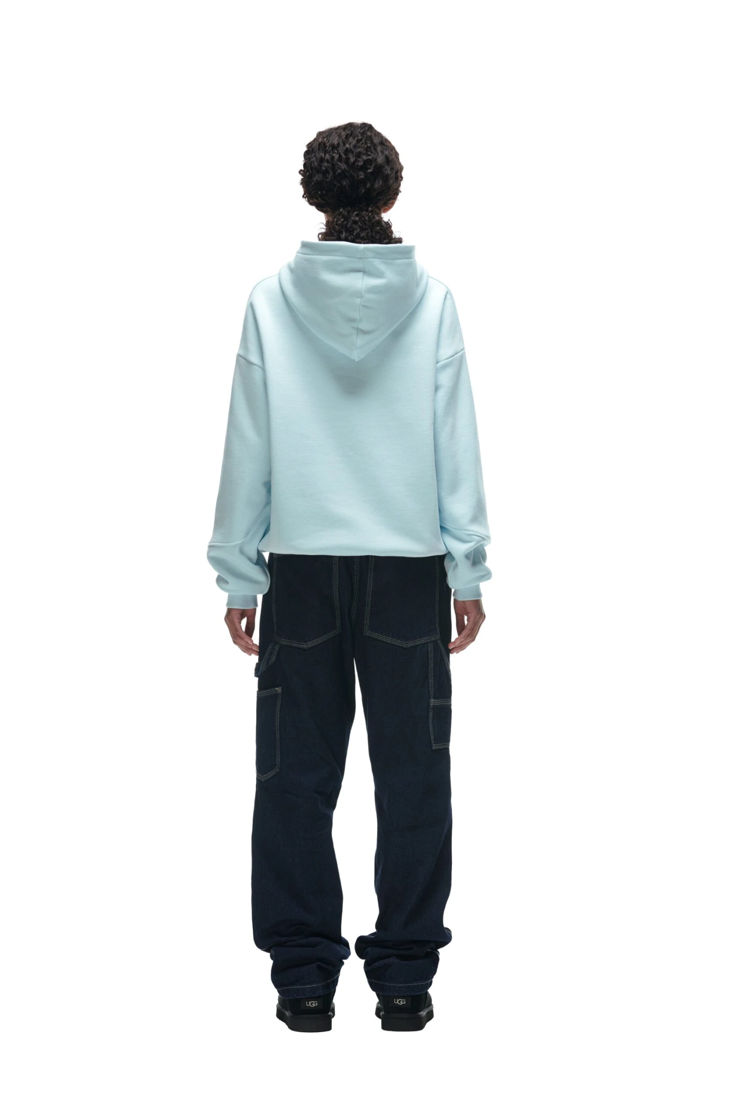 DOUBLE HOODIE ICE BLUE(Double Hoodie Blue) 6 DOUBLE HOODIE ICE BLUE(Double Hoodie Blue) - Image 6