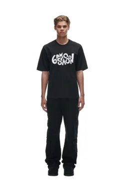 PLAY LOGO T-SHIRT BLACK(Play Logo T Shirt Black)