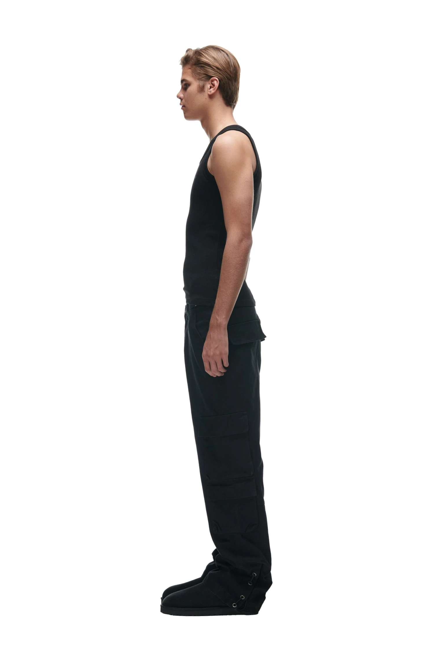 CARGO PANTS BLACK(Cargo Pants Black 1) 2 CARGO PANTS BLACK(Cargo Pants Black 1) - Image 2