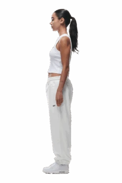 CUFF JOGGER COCONUT WHITE(Cuff Jogger Coconut White) -6pm Season 2406 6PM ECOM LOOK 31 1856 min