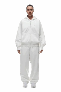 ZIP HOODIE COCONUT WHITE(Zip Hoodie Coconut White) -6pm Season 2406 6PM ECOM LOOK 33 2240 min