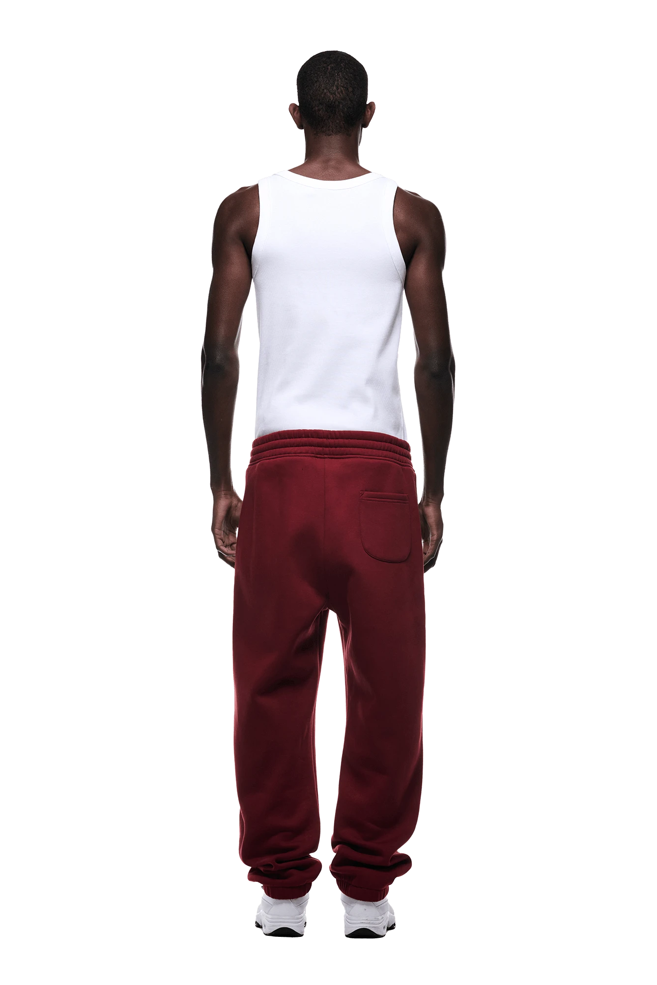 CUFF JOGGER WINE RED(Cuff Jogger Wine Red) 4 CUFF JOGGER WINE RED(Cuff Jogger Wine Red) - Image 4