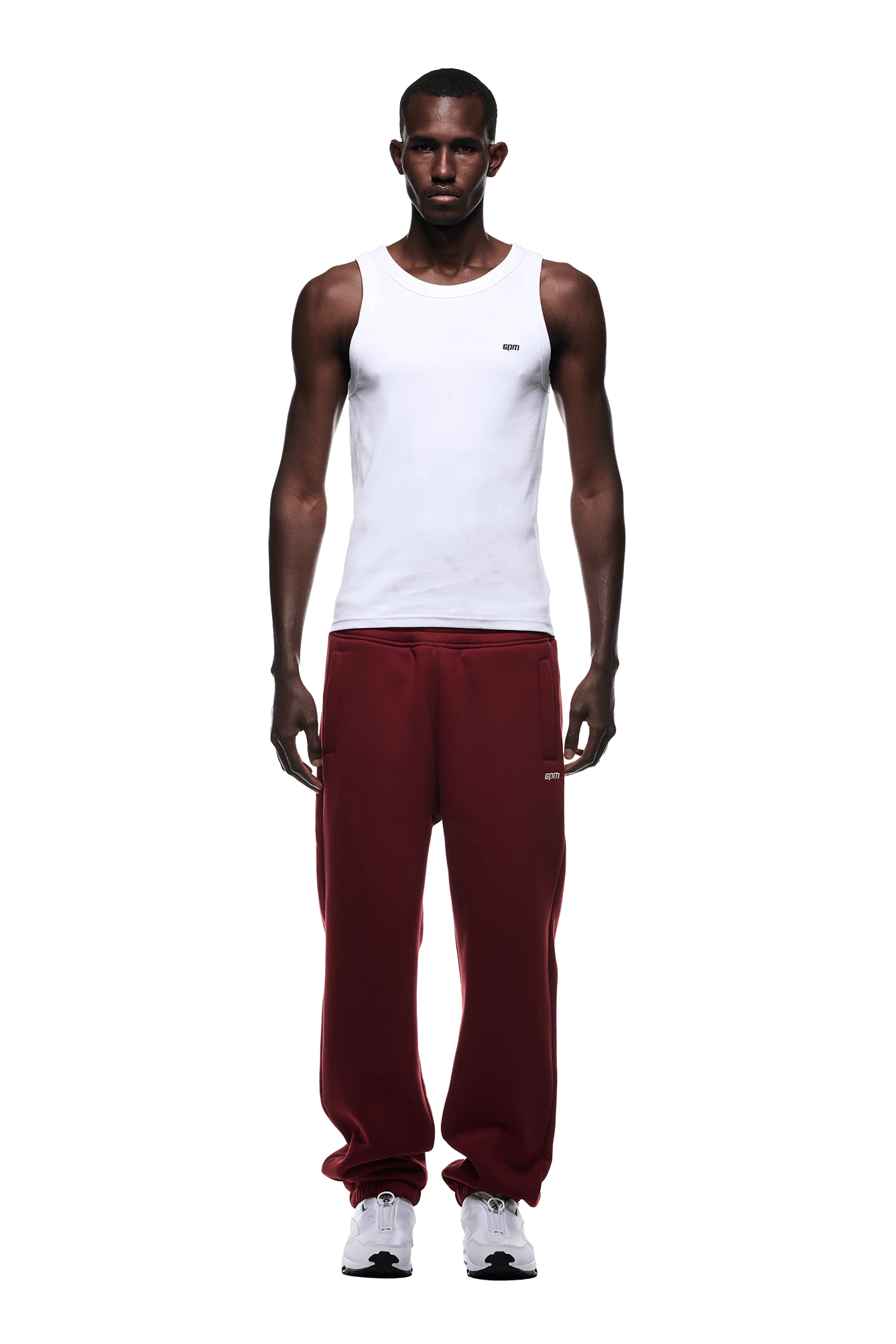 CUFF JOGGER WINE RED(Cuff Jogger Wine Red) 2 CUFF JOGGER WINE RED(Cuff Jogger Wine Red) - Image 2