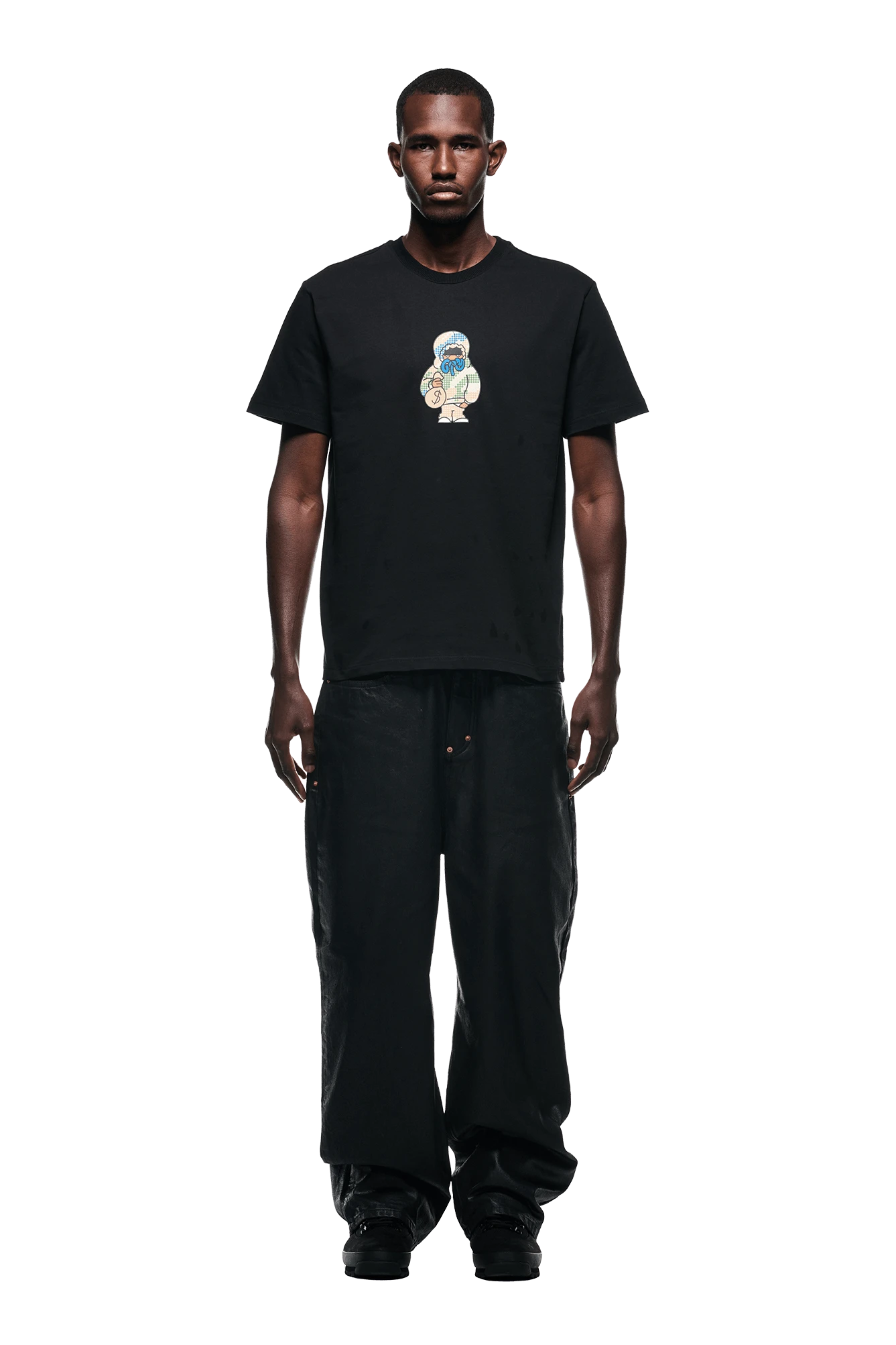 MONEY GUY TEE BLACK(Money Guy Tee Black) 2 MONEY GUY TEE BLACK(Money Guy Tee Black) - Image 2