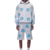 FLOWER HOODIE GREY(Hoodie Aop Grey)