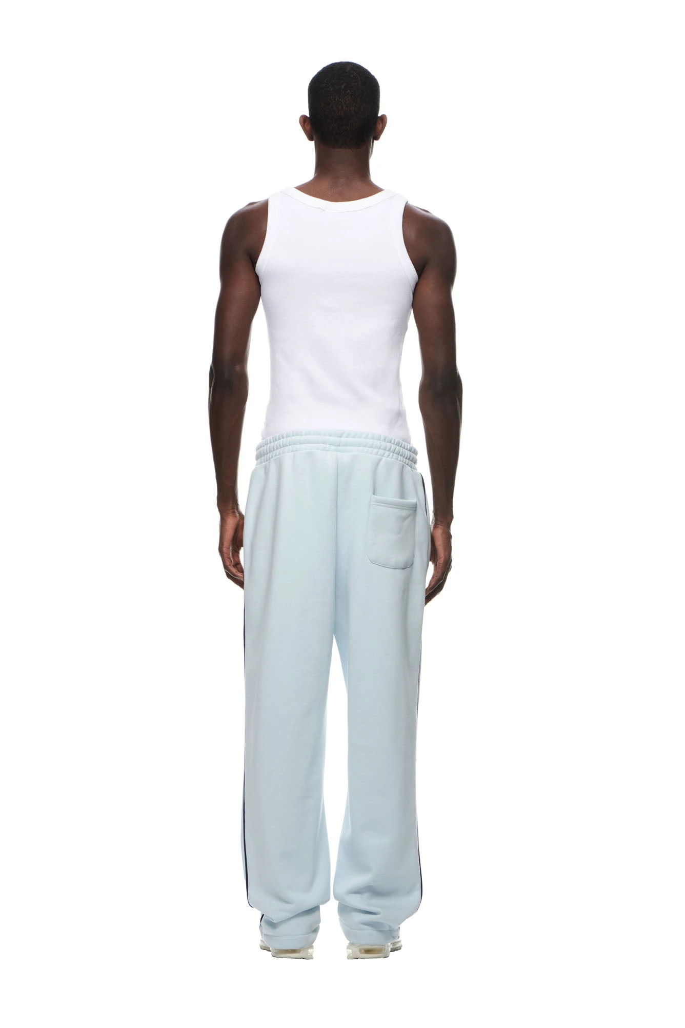 RECORDS OPEN LEG JOGGER ICE BLUE(Records Sweatpants Ice Blue) 3 RECORDS OPEN LEG JOGGER ICE BLUE(Records Sweatpants Ice Blue) - Image 3