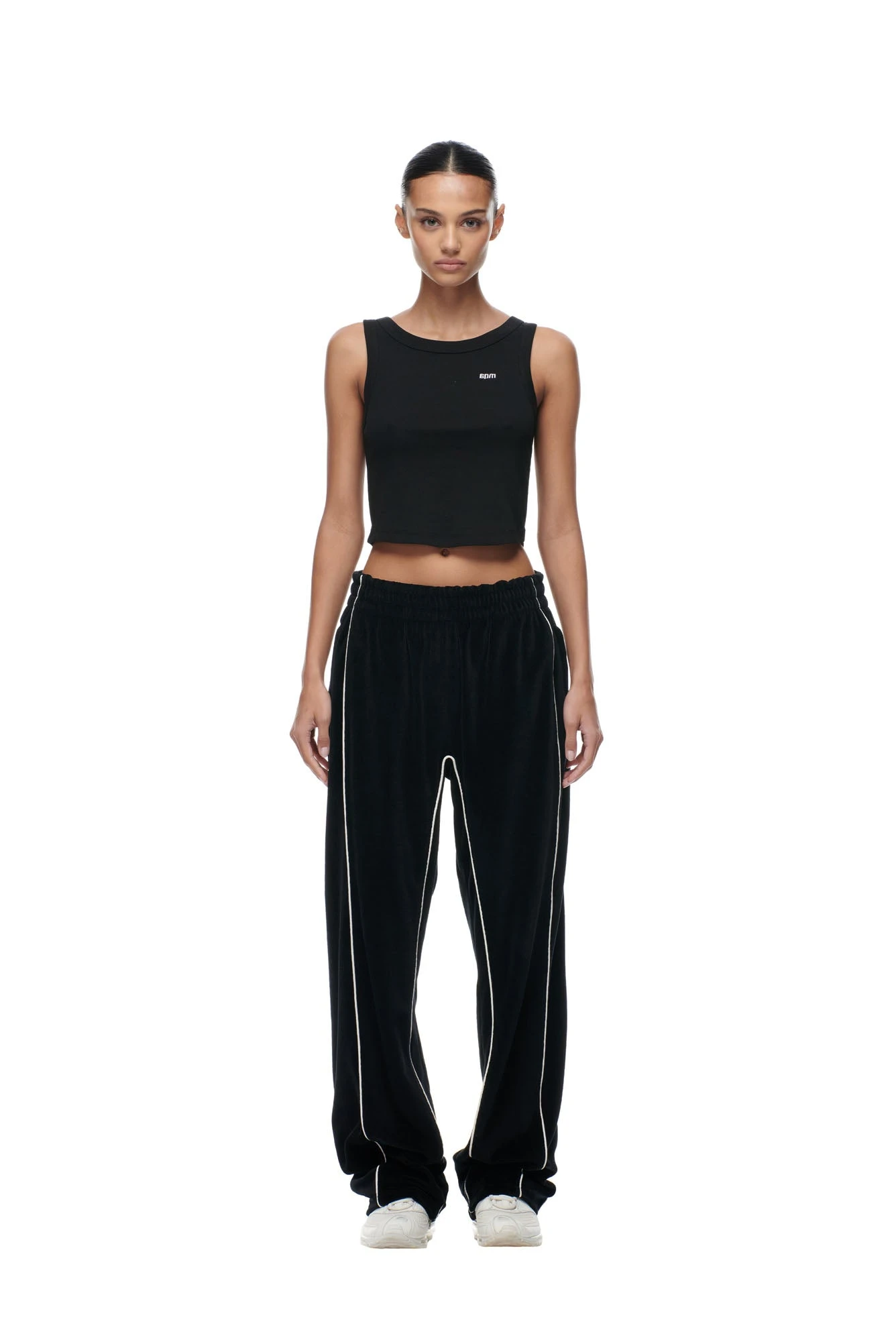 BF VELOURS TRACKPANTS BLACK(Bf Velours Trackpants Black) - Image 4