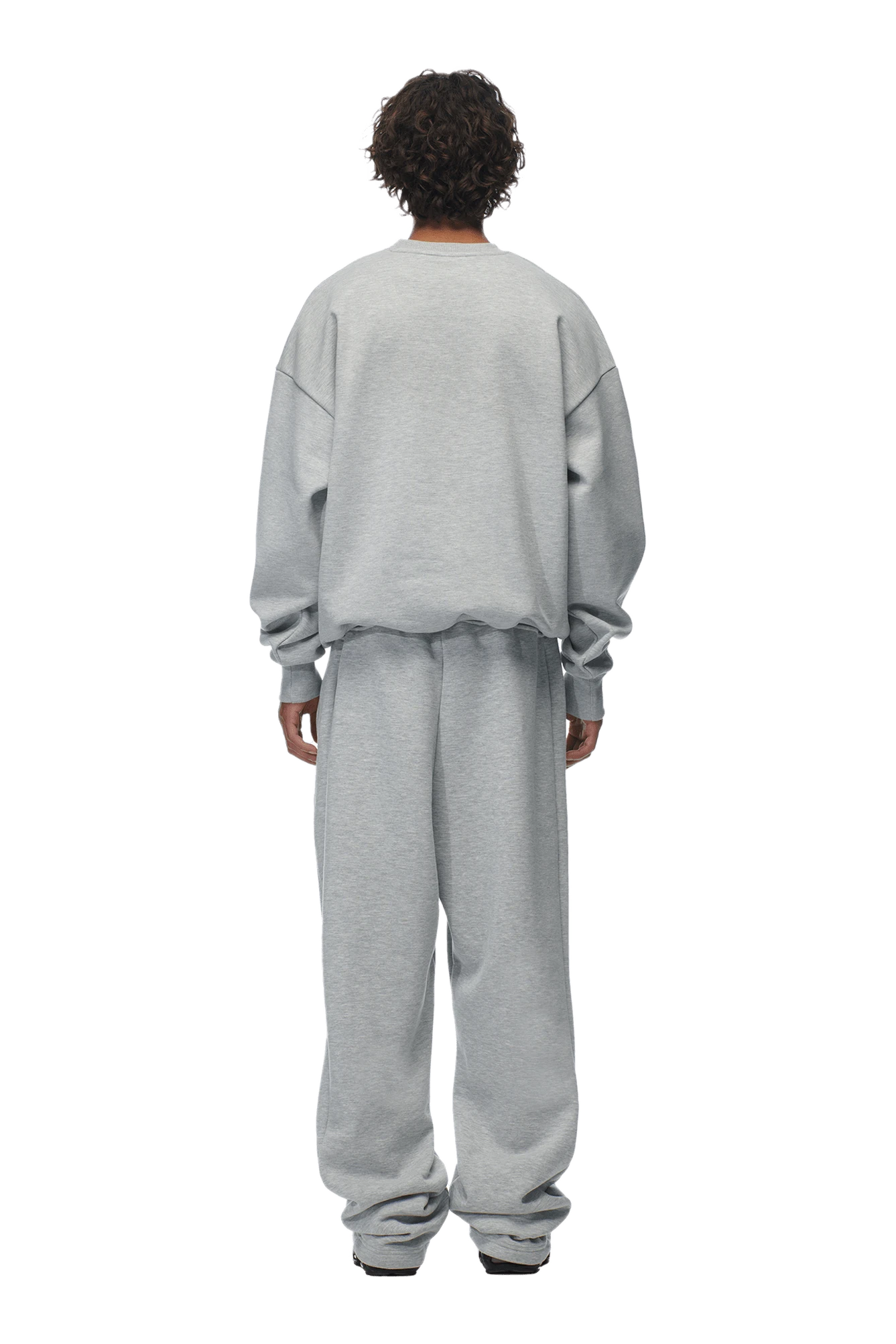 CREWNECK GREY MELANGE(Crewneck Grey Melange) 4 CREWNECK GREY MELANGE(Crewneck Grey Melange) - Image 4