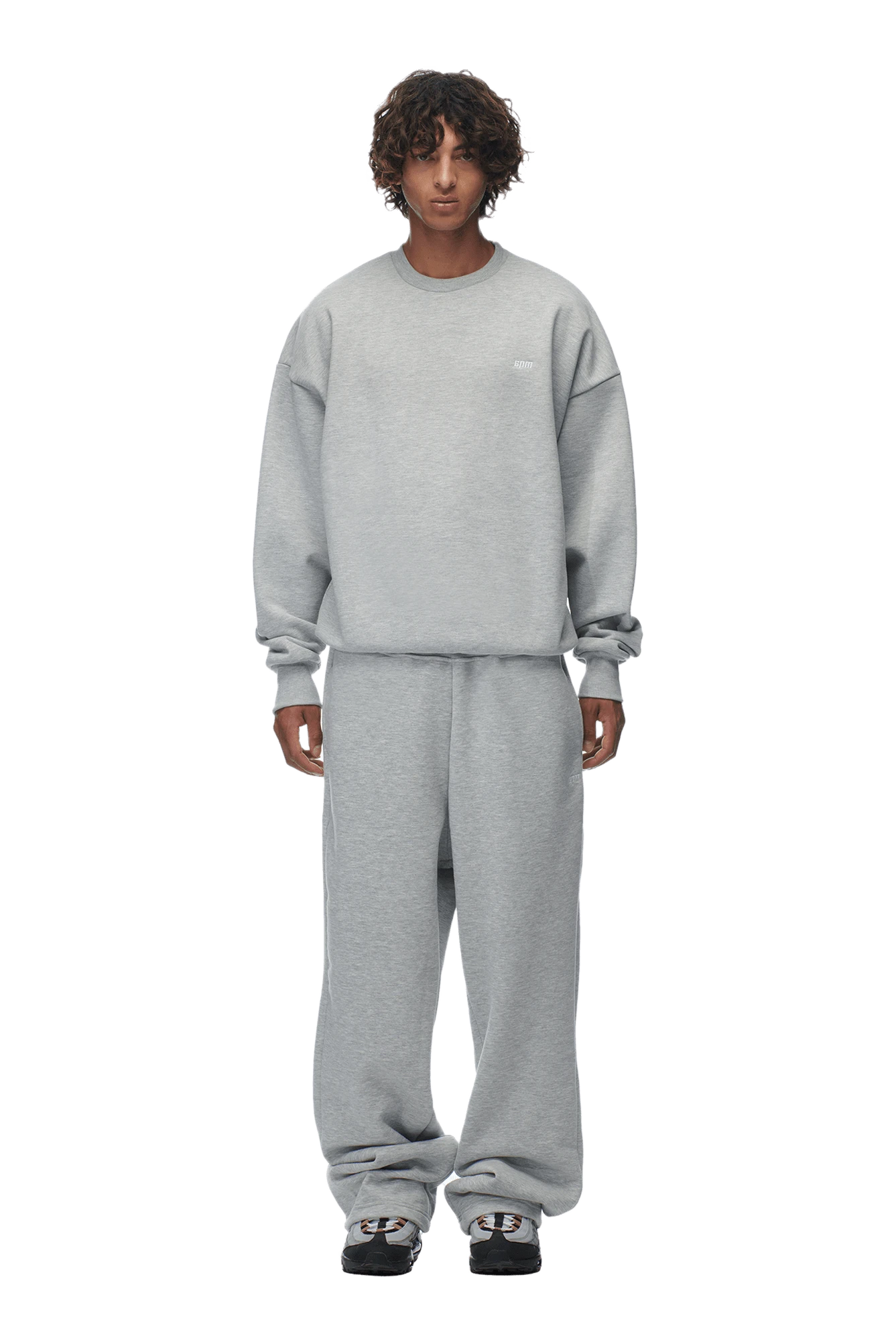 CREWNECK GREY MELANGE(Crewneck Grey Melange) 2 CREWNECK GREY MELANGE(Crewneck Grey Melange) - Image 2