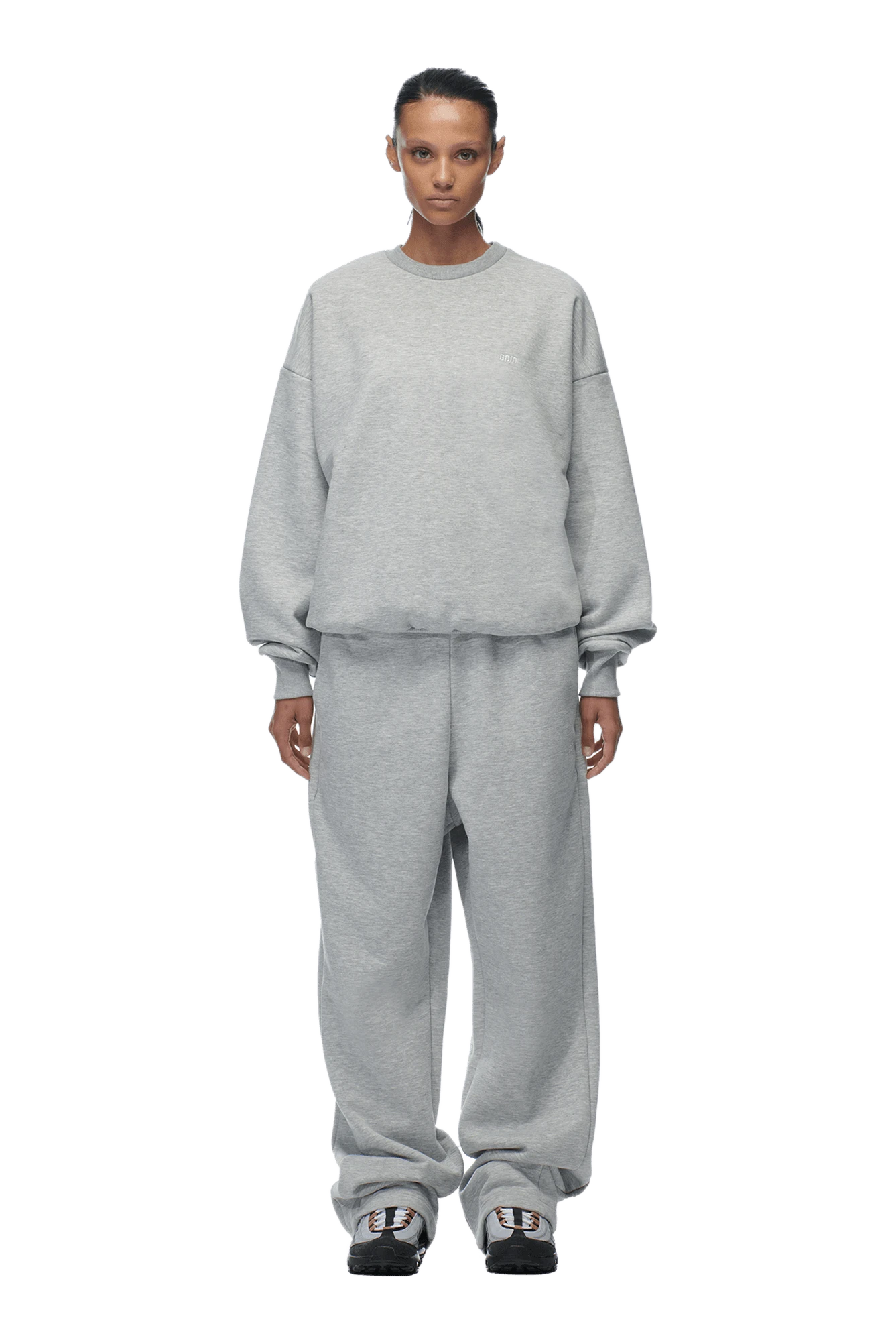 CREWNECK GREY MELANGE(Crewneck Grey Melange) 5 CREWNECK GREY MELANGE(Crewneck Grey Melange) - Image 5