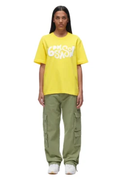 PLAY T-SHIRT YELLOW(T Shirt Logo Mix Yellow) -6pm Season 6PM ECOM Look 05 female 2567