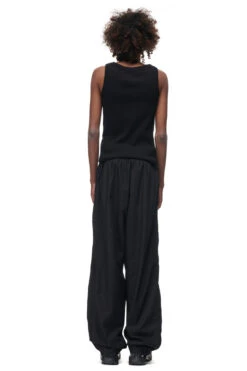 TRACKPANTS BLACK(Poplin Pants Black 1) -6pm Season 6PM ECOM Look 09 0370