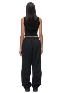 TRACKPANTS BLACK(Poplin Pants Black 1) -6pm Season 6PM ECOM Look 09 female 2893
