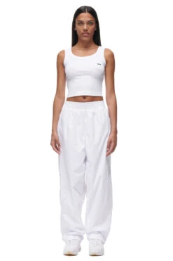 TRACKPANTS WHITE(Poplin Pants White) -6pm Season 6PM ECOM Look 15 female 2384