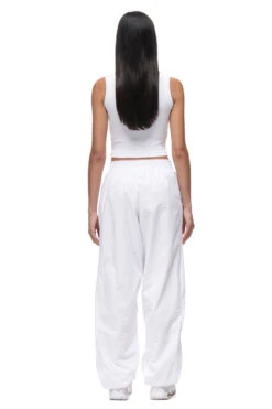 TRACKPANTS WHITE(Poplin Pants White) -6pm Season 6PM ECOM Look 15 female 2410