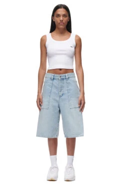 DENIM SHORTS(Denim Shorts Blue) -6pm Season 6PM ECOM Look 16 female 2704