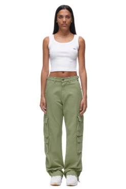CARGO PANTS GREEN(Cargo Pants Green) -6pm Season 6PM ECOM Look 17 female 2613