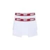 BOXER SHORTS WHITE/WINE RED (2-PACK)(Boxer Shorts White Wine Red 2 Pack)